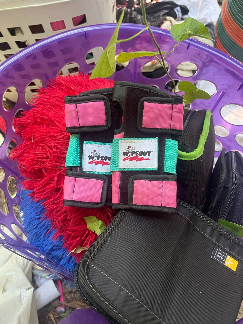 Kids Pink & Teal Wrist Protectors